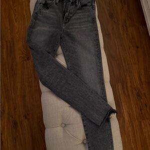 Agolde Dark Gray Skinny Jeans